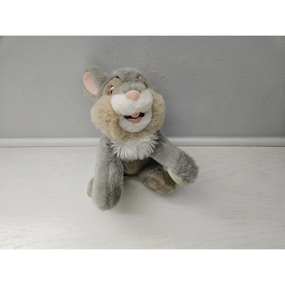 Disney Store Long Laydown Thumper The Bunny Rabbit‎ Floppy Bean Plush 12